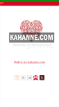 Mobile Screenshot of kahanne.com